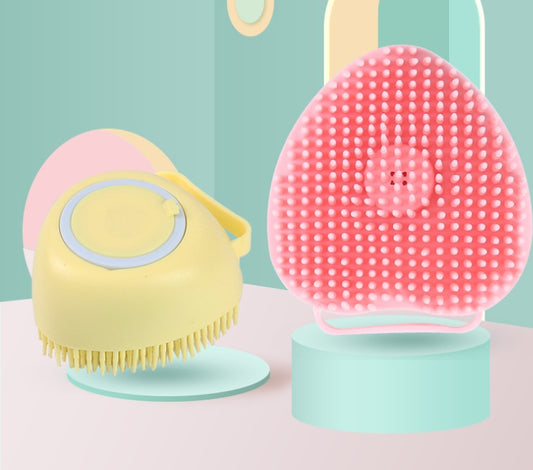 Spazzola magica da bagno per cani in silicone